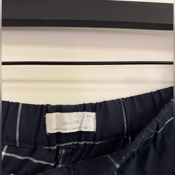 OAK + FORT Plaid Cropped Pant ✨ - Picture 4 of 12